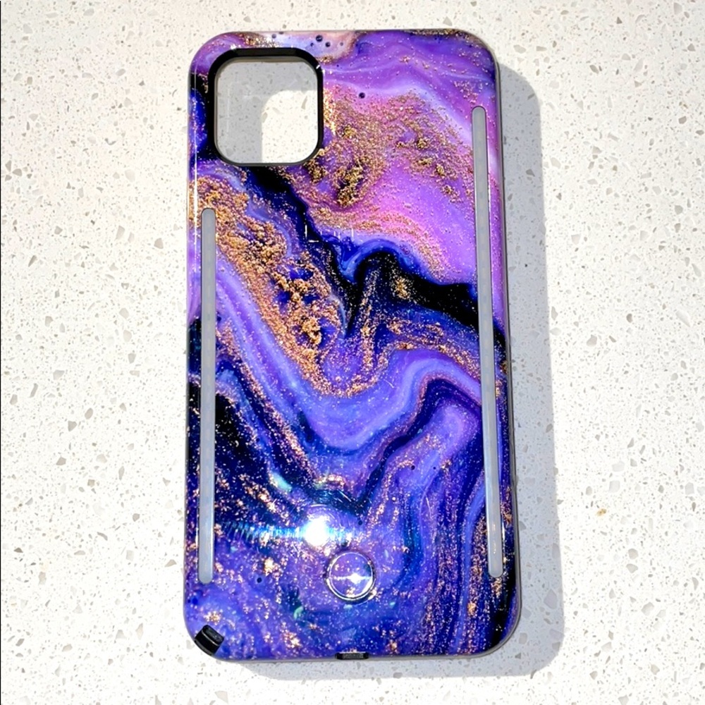 Lumee Purple Marble IPhone 11 Pro Max case